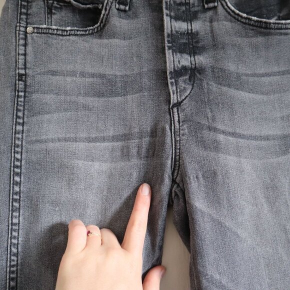 Anthropologie Mcguire Star Patch Skinny Jeans Size 24 - Picture 9 of 10